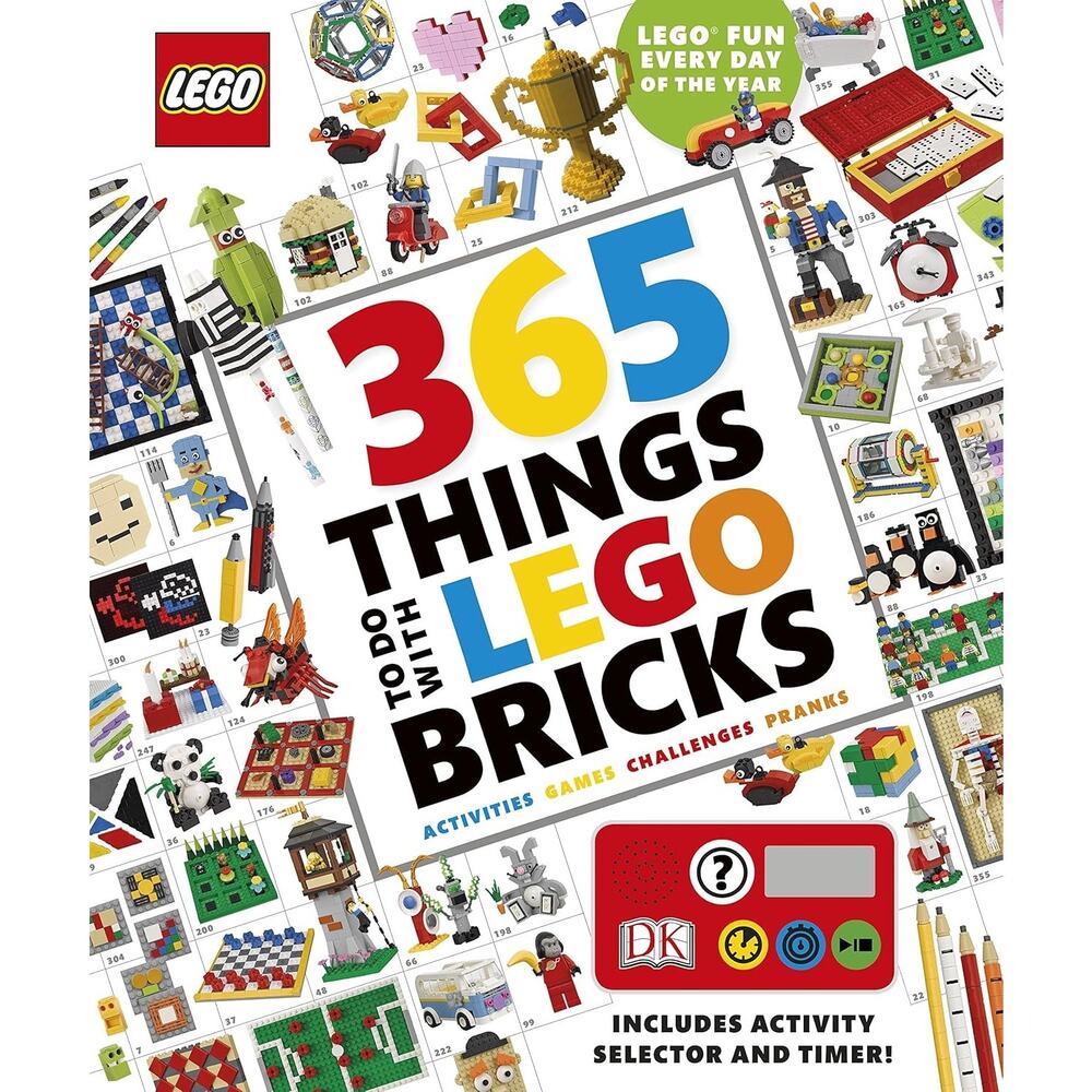 LEGO 365 Things to Do with LEGO Bricks with Timer Hardcover Book